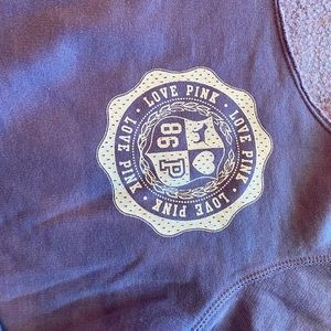 PINK Love PINK 86 Sweatshirt Women size Large Purple